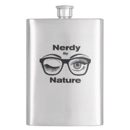 Petaca Nerdy by Nature Funny Geek Design with Glasses