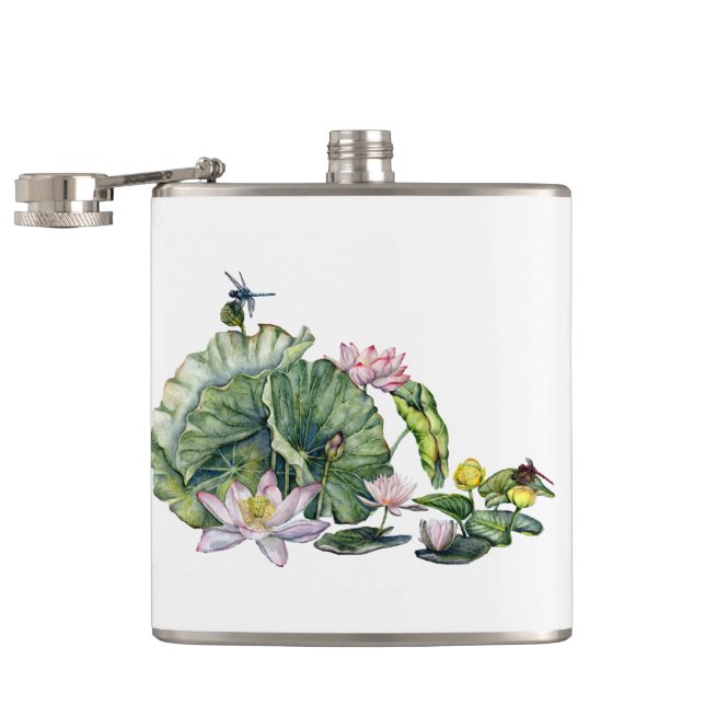 Petaca Nieves y flores de Lotus en Japón (Abierto)
