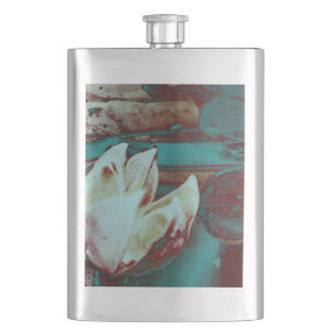 Petaca Nilo de agua artificial en rojo y azul