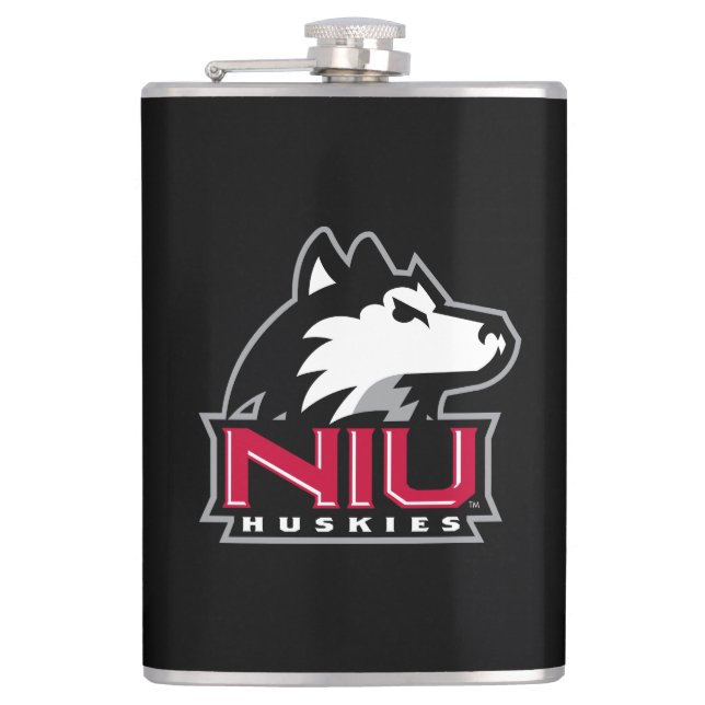 Petaca NIU Huskies (Anverso)