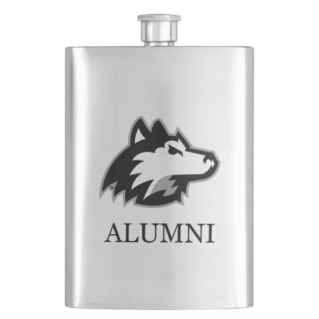 Petaca NIU Huskies Alumni (Anverso)