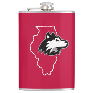Petaca NIU Huskies Estado Love