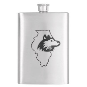 Petaca NIU Huskies Estado Love