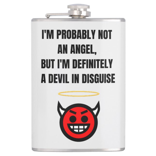 Petaca No es un ángel (Anverso)