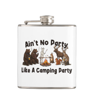 Petaca No hay fiesta como una fiesta de camping