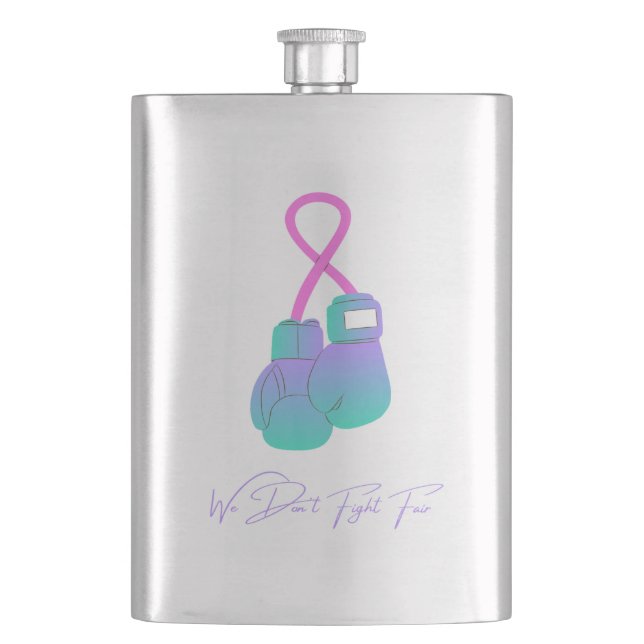 Petaca No luchamos justamente (Anverso)