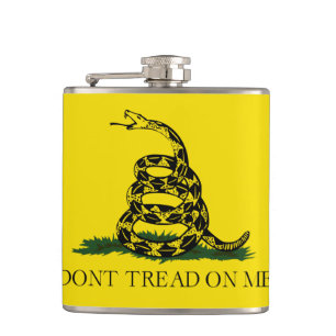 Petaca No me enseñes la bandera estadounidense de Gadsden