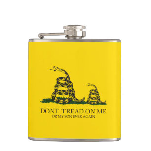 Petaca No Pises a Mí ni a Mi Hijo Bandera Gadsden Meme
