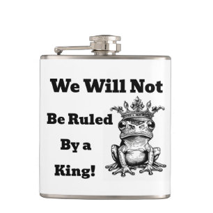 Petaca No seremos gobernados por una máscara de rey