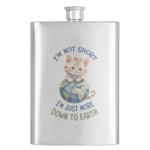 Petaca No soy corta, solo baja a la Tierra - Gato lindo