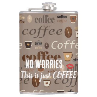 Petaca No te preocupes, esto es sólo un matraz de CAFÉ