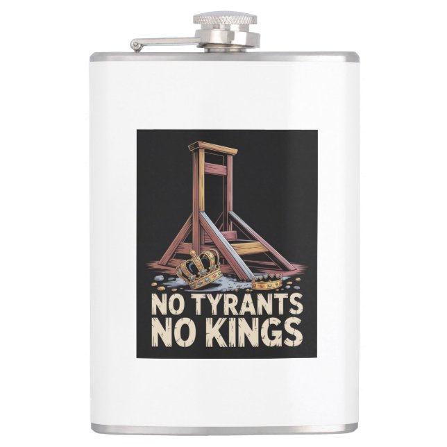 Petaca No Tyrants No Kings (Anverso)