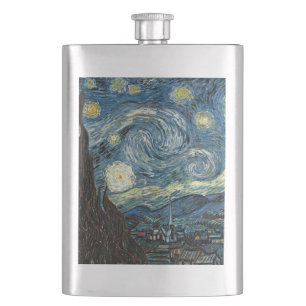 Petaca Noche estrellada de Vincent van Gogh.