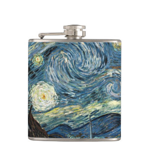 Petaca Noche estrellada de Vincent van Gogh. Arte famoso