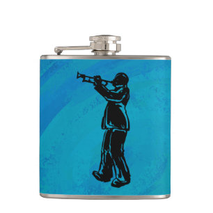 Petaca Noches de boogie de Nueva York Trumpet Blue