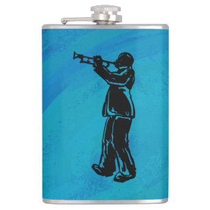 Petaca Noches de boogie de Nueva York Trumpet Blue