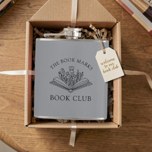 Petaca Nombre del Club de Lectura Regalo Personalizado Fa