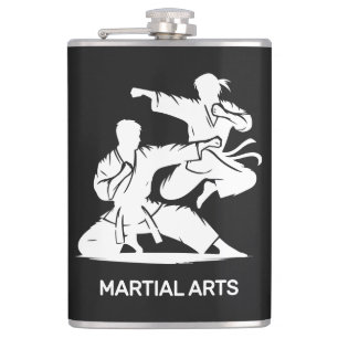 Petaca Nombre personalizado, texto y color artes marciale
