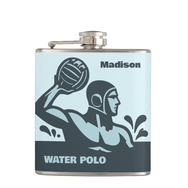 Petaca Nombre Personalizado Water Polo (Anverso)
