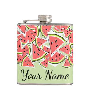 Petaca Nombre verde de la sandía