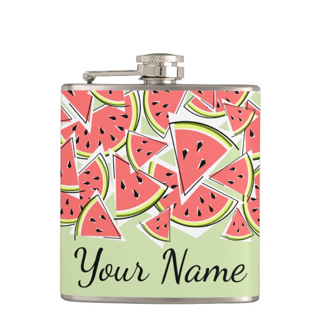 Petaca Nombre verde de la sandía (Anverso)