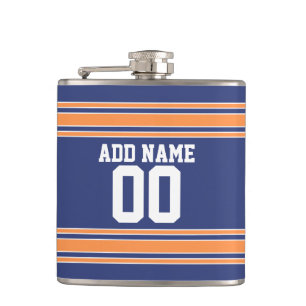Petaca Nombre y número personalizados de Team Jersey Stri