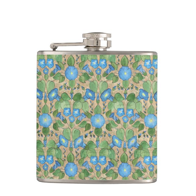 Petaca Nostálgica matanza azul Glory Hip Flask (Anverso)