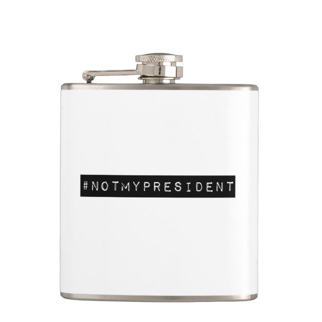 Petaca #notmypresident (Anverso)