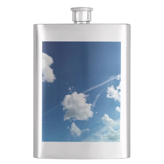 Petaca Nubes pequeñas, en la luz (Anverso)