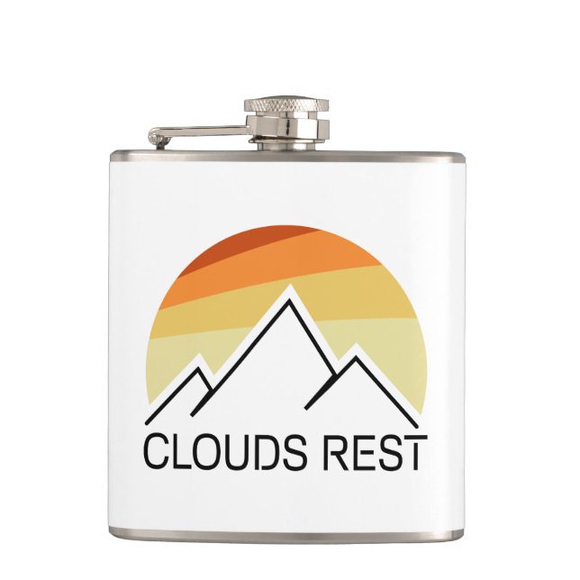 Petaca Nubes Rest Mountain Yosemite Retro (Anverso)