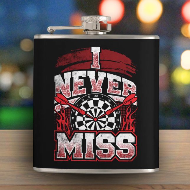 Petaca Nunca Te Extraño Dart Flask 6 oz. (Subido por el creador)