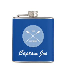 Petaca Oar inspirador juego de palabras personalizado de 