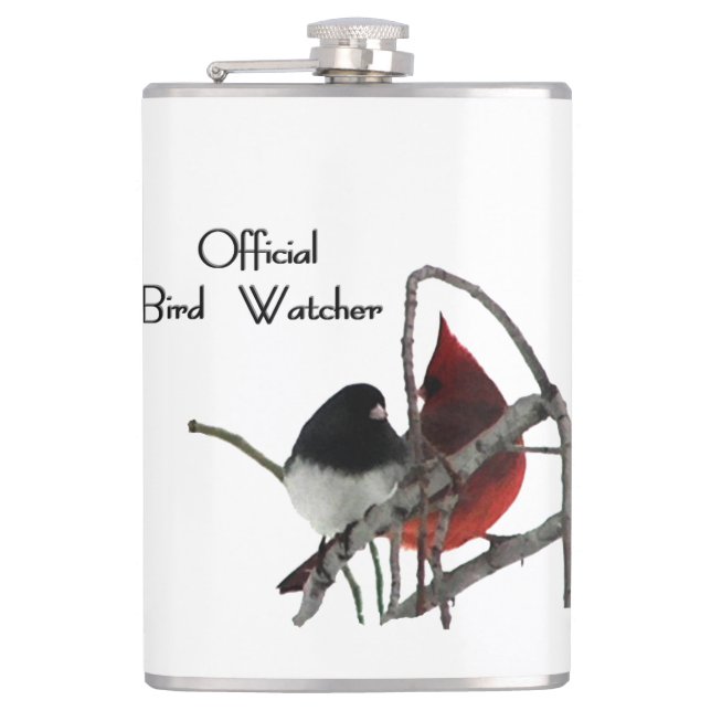 Petaca Observador de aves oficial (Anverso)