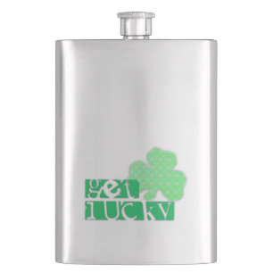 Petaca Obtén Lucky L Clover Shamrock St Patask