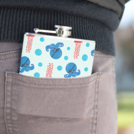 Petaca Octopus pirata, medusas piratas, animales marinos