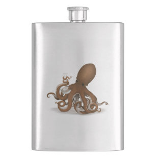 Petaca Octopus Steampunk Holding Flask Science Chemistry