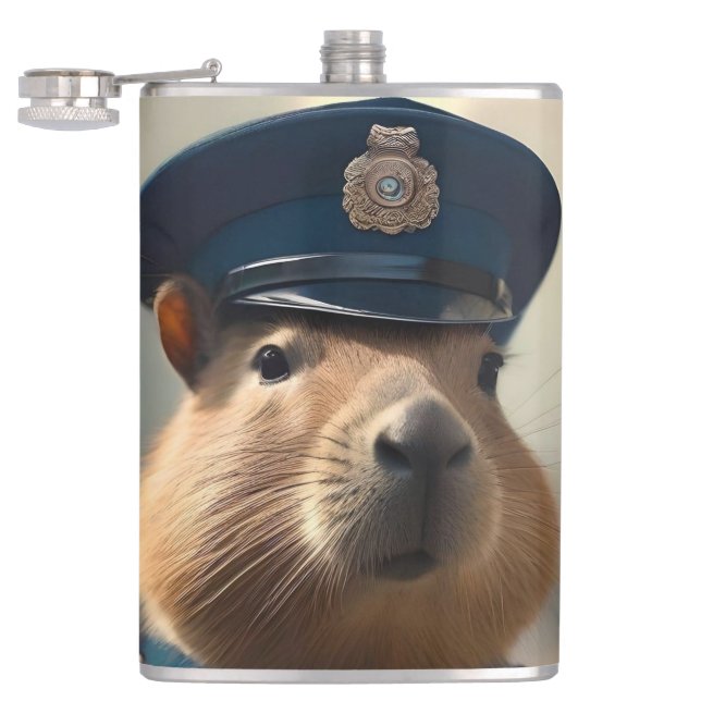 Petaca Oficial Capybara: Manteniendo la Paz, (Abierto)