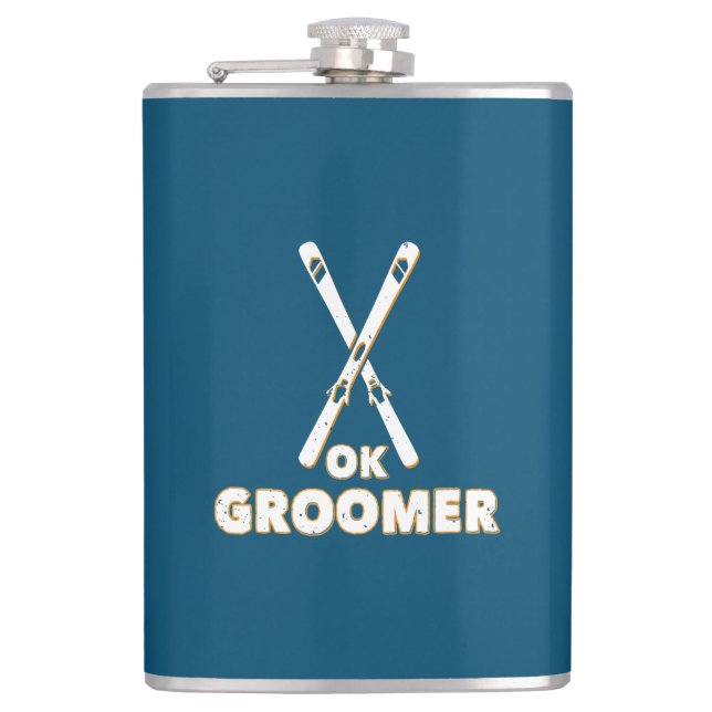 Petaca Ok Groomer Skis (Anverso)