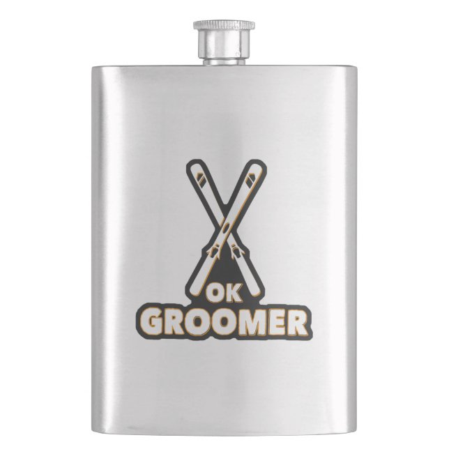 Petaca Ok Groomer Skis (Anverso)