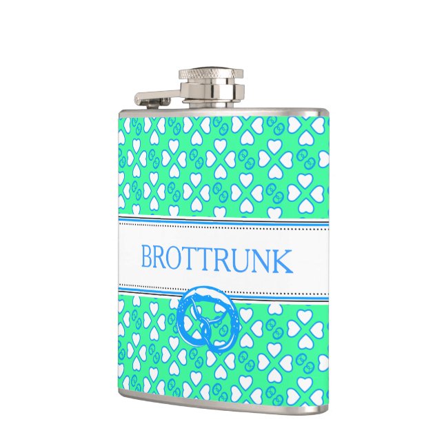 Petaca Oktoberfest Frasco Plano (Izquierda)