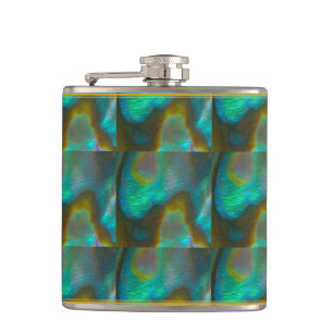 Petaca Olmo Shell del verde azul