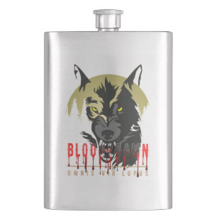 Petaca Omnis vir Lupus   Flask clásico