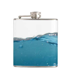 Petaca Onda azul transparente de Guay