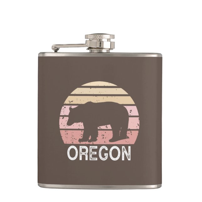 Petaca Oregon Bear (Anverso)