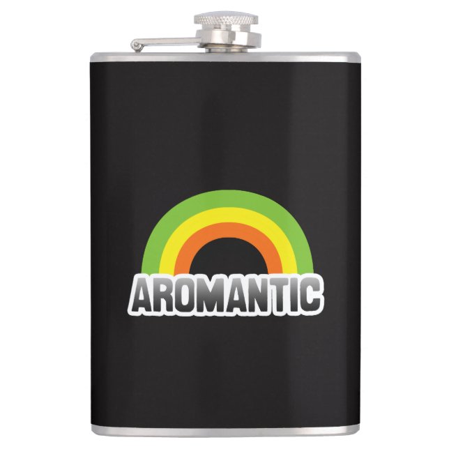 Petaca Orgullo Aromántico (Anverso)