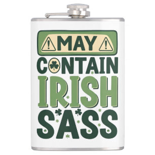Petaca Orgullo irlandés sarcástico y divertido