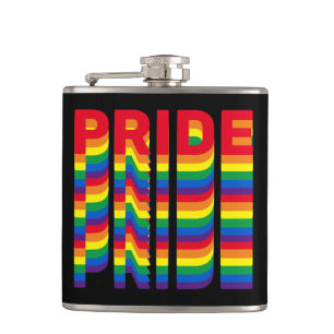 Petaca Orgullo lgbt lgbtq queer patrón arcoíris gay neg