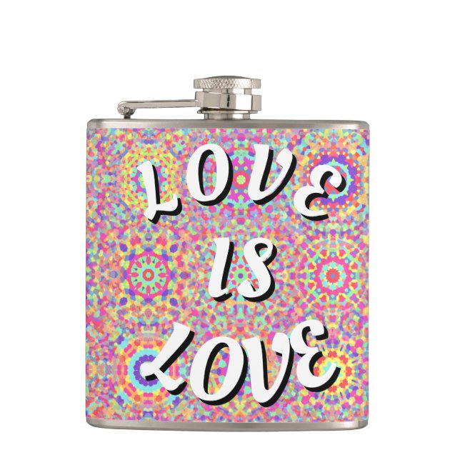 Petaca Orgullo Love Is Love  (Anverso)