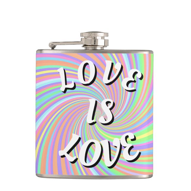 Petaca Orgullo Love Is Love  (Anverso)