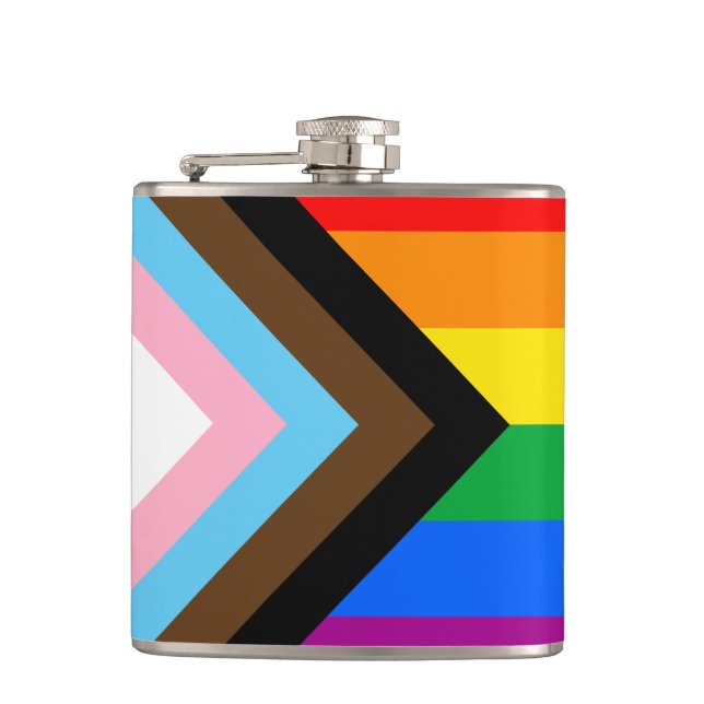 Petaca Orgullo Progresista LGBTQ+ (Anverso)